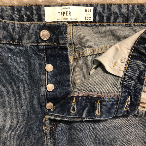 Men’s Topman taper jeans - Picture 7 of 8